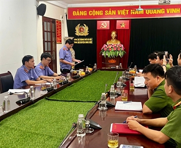 Viện KSND huyện Hoài Đức trực tiếp kiểm sát việc tiếp nhận, giải quyết tố...